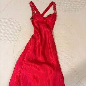 Blondie Nites Red Prom Dress
